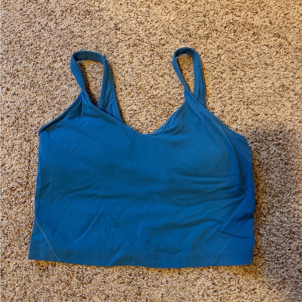 Blue lululemon align tank
